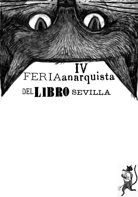 Cartel Original IV Feria Anarquista del Libro de Sevilla